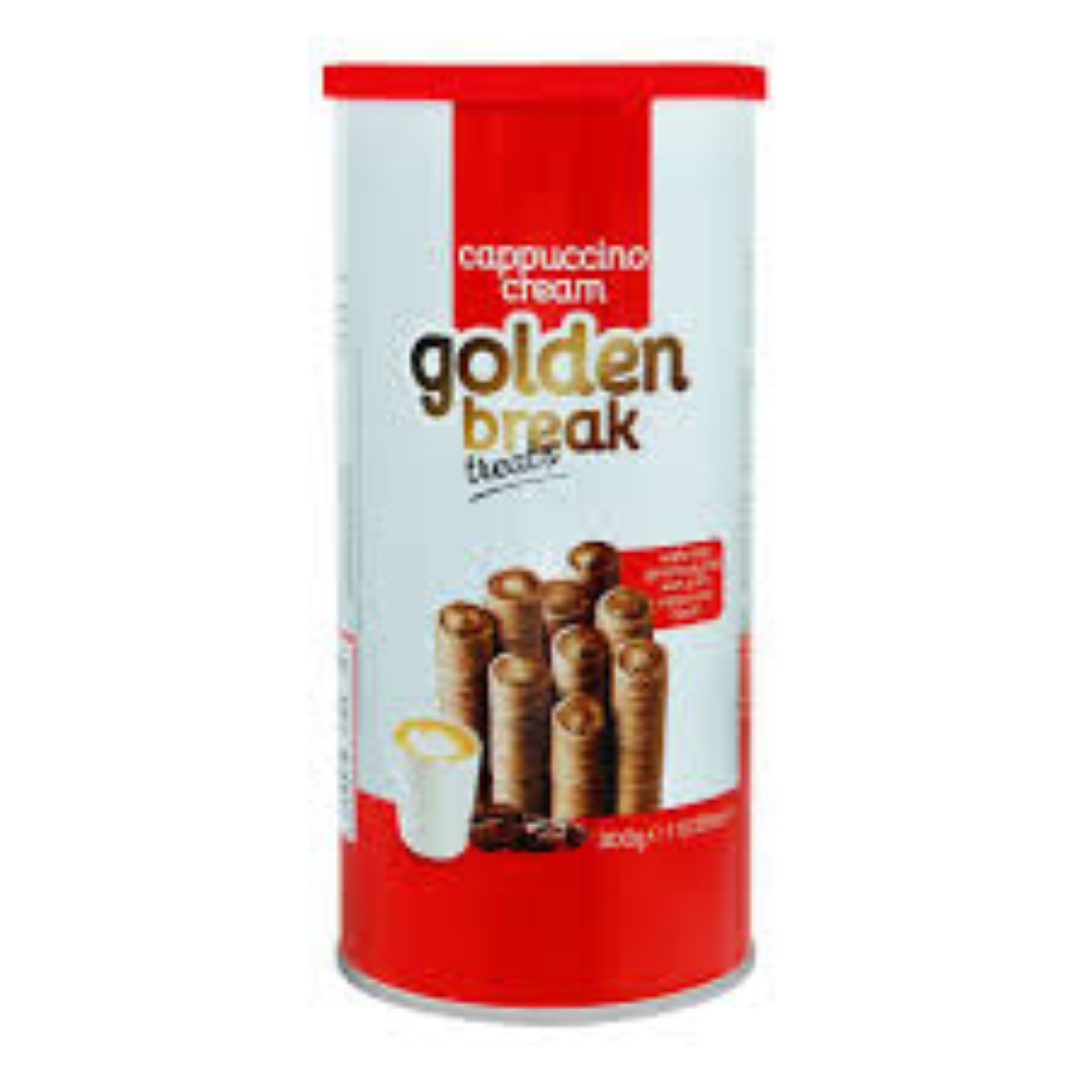 GB CAPPUCCINO CREAM FILLING WAFER ROLLS 250G
